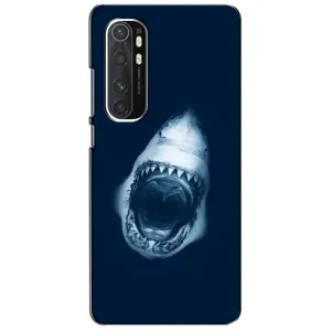 Силиконовый бампер с картинкой животных для Xiaomi Mi Note 10 Lite (Пасть Акулы)