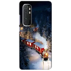 Силіконовий бампер на різдво для Xiaomi Mi Note 10 Lite (Потяг)