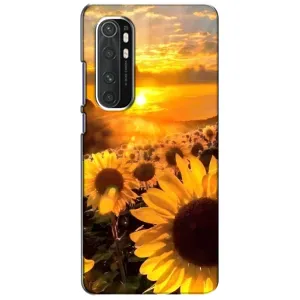 Чохол з Квітами для Xiaomi Mi Note 10 Lite (поле соняшників)