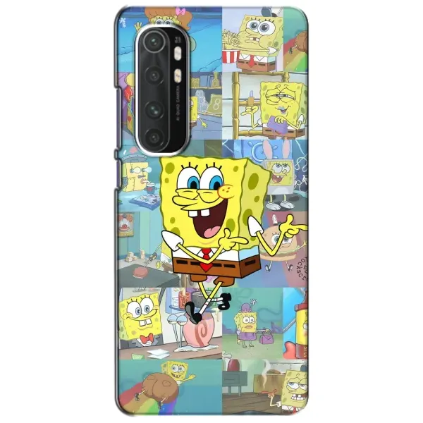 Чехол с рисунком «Радостный Спанч Боб» для Xiaomi Mi Note 10 Lite Чехол с рисунком «Радостный Спанч Боб» для Xiaomi Mi Note 10 Lite