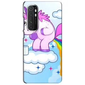 Чехол Unicorn на Xiaomi Mi Note 10 Lite (Радуга единорожка)