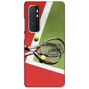 Чохли з прінтом Спортивна тематика для Xiaomi Mi Note 10 Lite (Ракетки теніс)