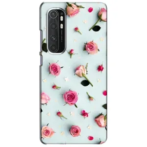 Чохли з принтом Троянд для Xiaomi Mi Note 10 Lite (Різні квіти)