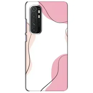 Чохол квітковий дизайн для Xiaomi Mi Note 10 Lite (Рожевий фон)