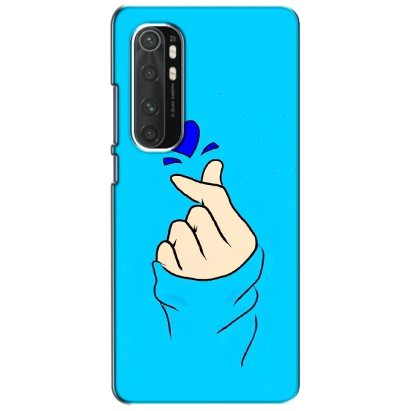 Чехол с рисунком «Сердце на синем» для Xiaomi Mi Note 10 Lite