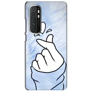 Чехлы (Знак сердечка) на Xiaomi Mi Note 10 Lite (Сердечка знак)