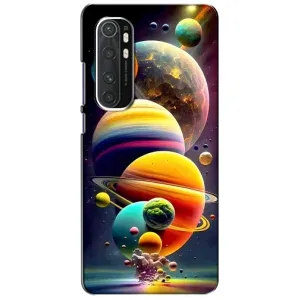 Чехол (ТПУ) с планетами на Xiaomi Mi Note 10 Lite (Солнечна система)
