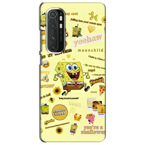 Чехол с рисунком «Спанч Боб бежит» для Xiaomi Mi Note 10 Lite Чехол с рисунком «Спанч Боб бежит» для Xiaomi Mi Note 10 Lite