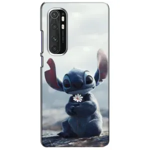 Чехол с рисунком Стич для Xiaomi Mi Note 10 Lite (Стич с цветочком)