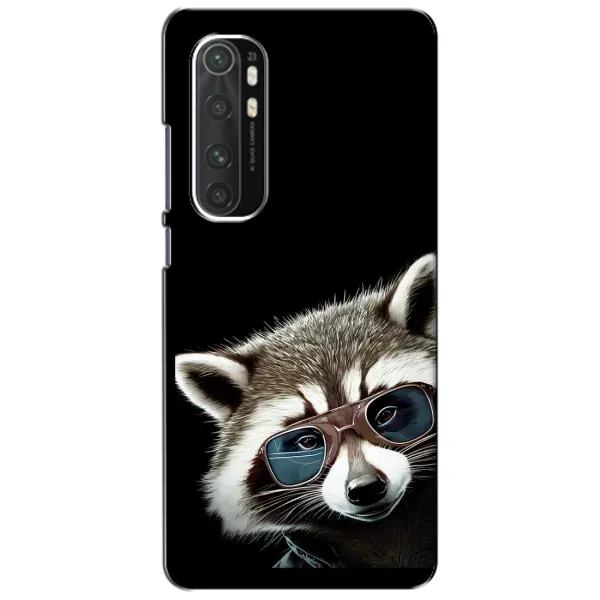 Чехол с рисунком «Стильный Енот» для Xiaomi Mi Note 10 Lite Чехол с рисунком «Стильный Енот» для Xiaomi Mi Note 10 Lite