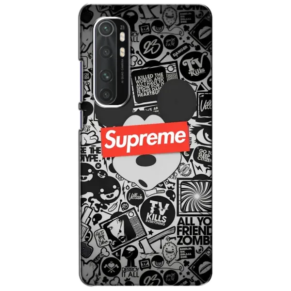 Чехол с рисунком «Supreme Маус» для Xiaomi Mi Note 10 Lite Чехол с рисунком «Supreme Маус» для Xiaomi Mi Note 10 Lite