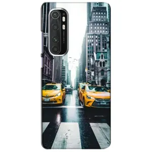 Силиконовый бампер (Работники) на Xiaomi Mi Note 10 Lite (Такси)