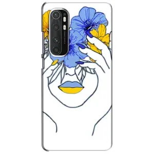 Чехол на Xiaomi Mi Note 10 Lite Украинский дизайн (Украинка на всю голову)
