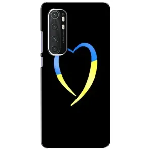 Силиконовый Чехол на Xiaomi Mi Note 10 Lite (Я-Украина) (Украинское сердце)