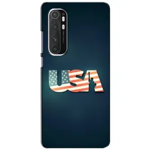 Чехол Флаг USA для Xiaomi Mi Note 10 Lite (USA)