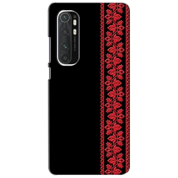 Чехол с рисунком «Вышиванка на черном» для Xiaomi Mi Note 10 Lite Чехол с рисунком «Вышиванка на черном» для Xiaomi Mi Note 10 Lite