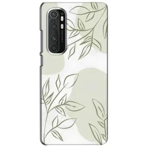 Чохол квітковий дизайн для Xiaomi Mi Note 10 Lite (Зелений дизайн)