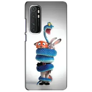 Силиконовый чехол с принтом Зоотрополіс для Xiaomi Mi Note 10 Lite (Змея Зоо)