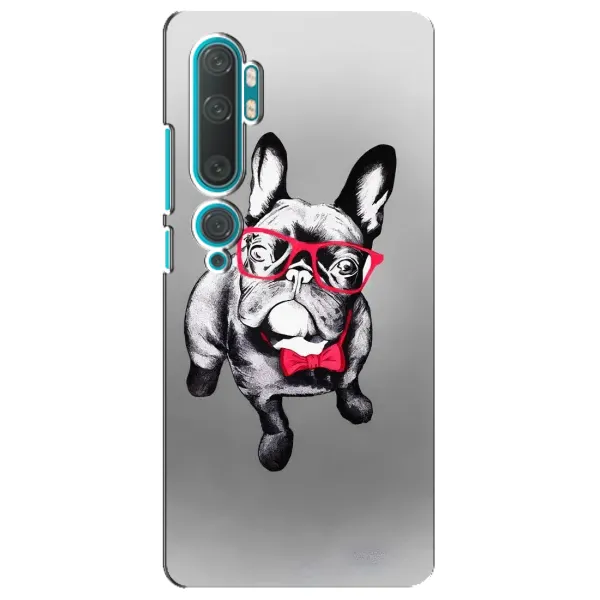 Чехол с рисунком «Бульдог в очках» для Xiaomi Mi Note 10 Чехол с рисунком «Бульдог в очках» для Xiaomi Mi Note 10