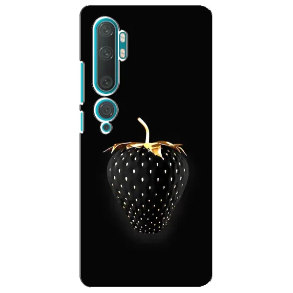 Чехол с рисунком «Чёрная клубника» для Xiaomi Mi Note 10 Чехол с рисунком «Чёрная клубника» для Xiaomi Mi Note 10