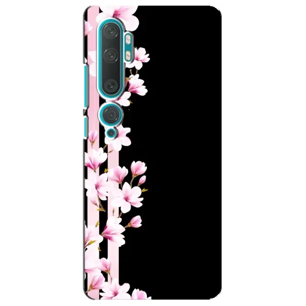 Чехол с рисунком «Цветочки» для Xiaomi Mi Note 10 Чехол с рисунком «Цветочки» для Xiaomi Mi Note 10