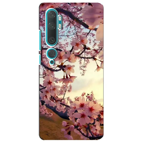 Чехол с рисунком «Цветущая сакура» для Xiaomi Mi Note 10 Чехол с рисунком «Цветущая сакура» для Xiaomi Mi Note 10