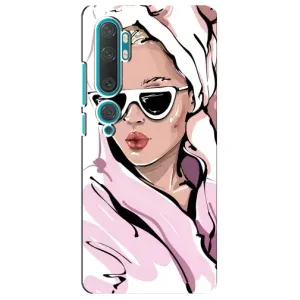 Чехол с картинкой Модные Девчонки Xiaomi Mi Note 10 (Девушка в халате)
