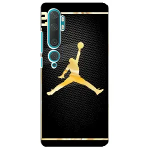 Силиконовый Чехол Nike Air Jordan на Сяоми Нот 10 (Джордан 23)