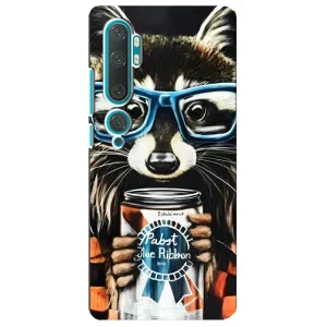Силіконовий Чохол з Энотами на Xiaomi Mi Note 10 (Єнот в окулярах)