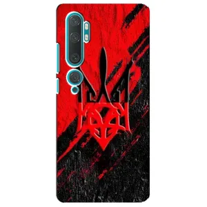 Чехлы УПА (Красно-Чёрный) на Xiaomi Mi Note 10 (Герб в цвете УПА)
