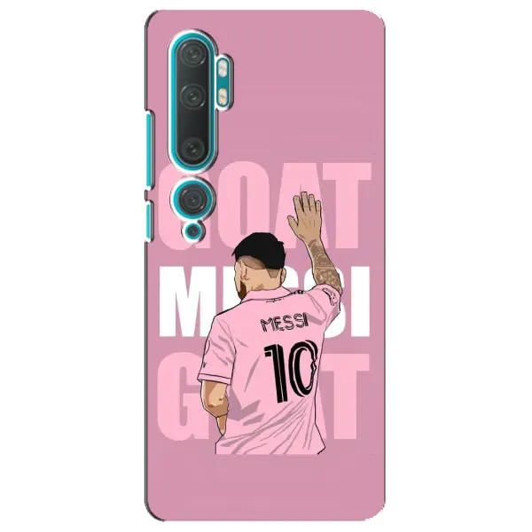 Чехол с рисунком «GOAT MESSI» для Xiaomi Mi Note 10 Чехол с рисунком «GOAT MESSI» для Xiaomi Mi Note 10