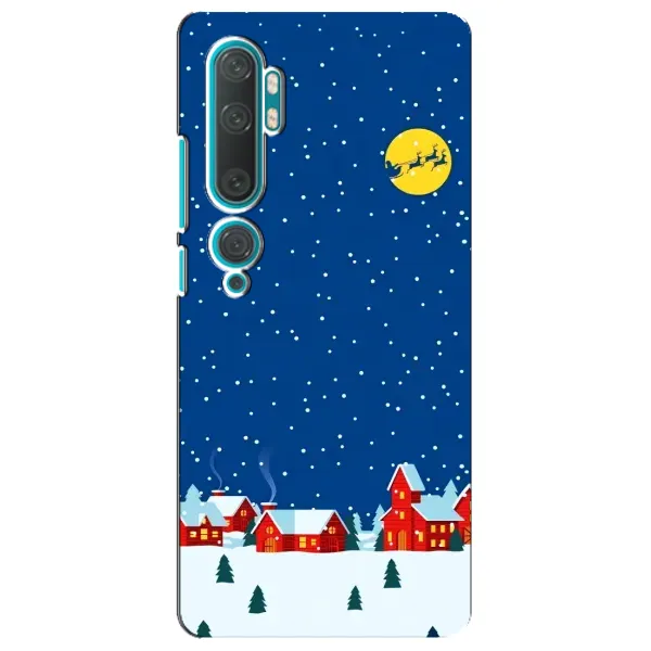 Чехол с рисунком «Город в снегу» для Xiaomi Mi Note 10 Чехол с рисунком «Город в снегу» для Xiaomi Mi Note 10