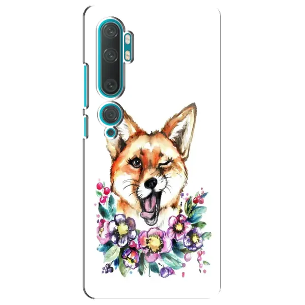 Чехол с рисунком «Хитрая лиса» для Xiaomi Mi Note 10 Чехол с рисунком «Хитрая лиса» для Xiaomi Mi Note 10