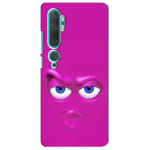 Силиконовые Чехлы (смешные стикеры) для Xiaomi Mi Note 10 (Хитрая мордочка)