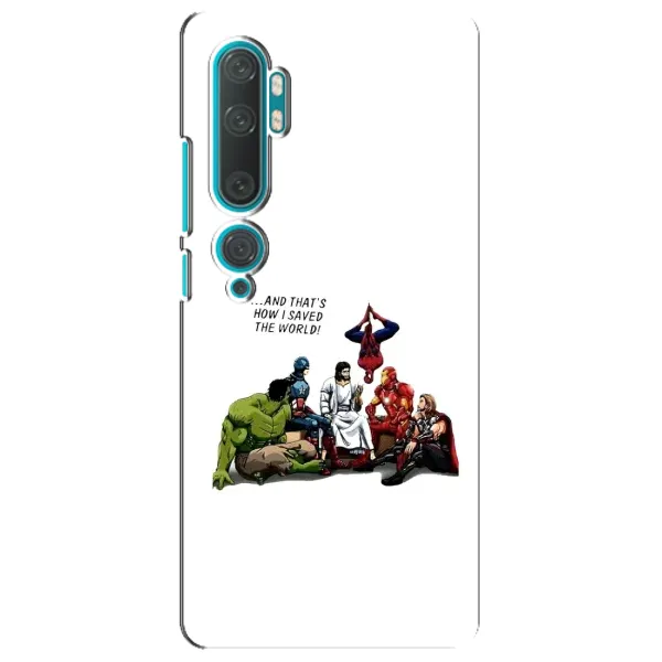Чехол с рисунком «Иисус супергерой» для Xiaomi Mi Note 10 Чехол с рисунком «Иисус супергерой» для Xiaomi Mi Note 10
