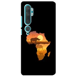 Летний Чехол на Xiaomi Mi Note 10 (Карта)