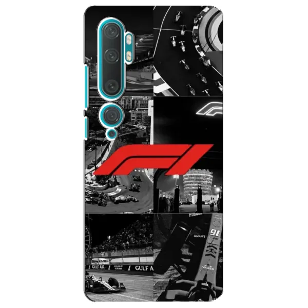 Чехол с рисунком «Коллаж Формула 1» для Xiaomi Mi Note 10 Чехол с рисунком «Коллаж Формула 1» для Xiaomi Mi Note 10