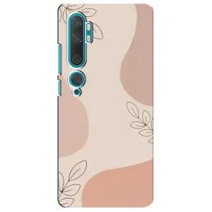 Чохол квітковий дизайн для Xiaomi Mi Note 10 (Кориневий фон)
