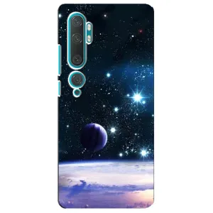 Чехол (ТПУ) с планетами на Xiaomi Mi Note 10 (Космический вид)