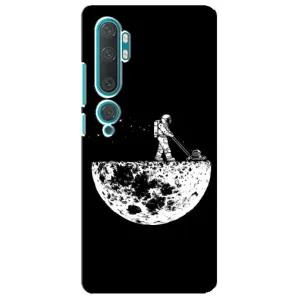 Силіконовый Чохол з принтом "Космонавти" на Xiaomi Mi Note 10 (Космонавт)