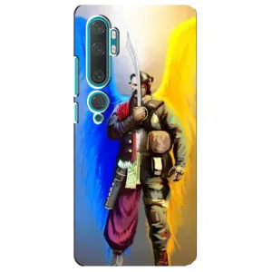 Чохол з картинкою (Патріотичний КОЗАК) на Xiaomi Mi Note 10 (КОЗАК з крилами)