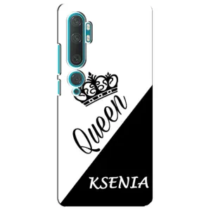 Именные Женские Чехлы для Xiaomi Mi Note 10 (KSENIA)