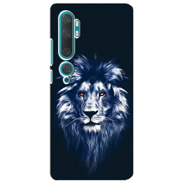 Чехол с рисунком «Лев - синий» для Xiaomi Mi Note 10 Чехол с рисунком «Лев - синий» для Xiaomi Mi Note 10