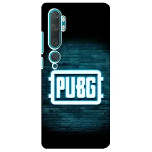 Чехол (TPU) с картинкой "Лого Пабг" на Сяоми Нот 10 (Лого PUBG)