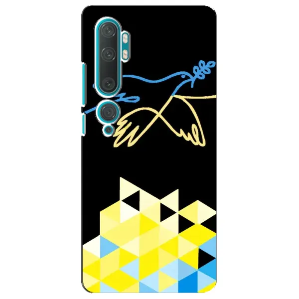 Чехол с рисунком «Мир для Украины» для Xiaomi Mi Note 10 Чехол с рисунком «Мир для Украины» для Xiaomi Mi Note 10