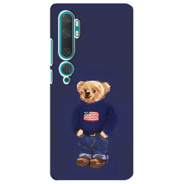 Чехол с рисунком «Мишка USA» для Xiaomi Mi Note 10 Чехол с рисунком «Мишка USA» для Xiaomi Mi Note 10