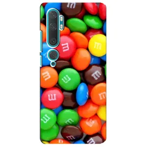Чохол з зображенням смачної їжі для Xiaomi Mi Note 10 (Різнокольорові M&M'S)
