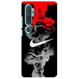 Силіконовый Чохол на Xiaomi Mi Note 10 з картинкою НАЙК (Nike дим)