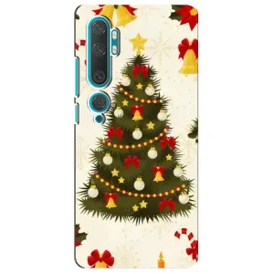 Чохол новорічна ялинка на Xiaomi Mi Note 10 (Новорічний принт)