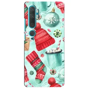 Чехол Санта Клаус для Xiaomi Mi Note 10 (Одежда)
